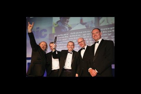 Ant Wilson of Faber Maunsell, this year’s best of the best